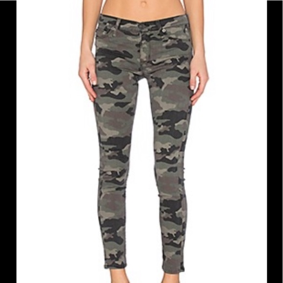 Hudson Jeans Denim - HUDSON Nico Midrise Ankle Skinny Camo